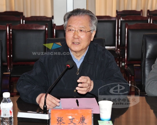 原卫生部部长张文康讲话