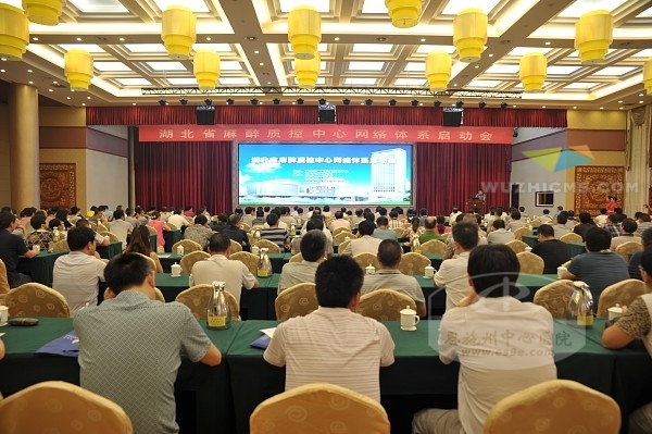 湖北省麻醉质量控制网络体系启动会会场