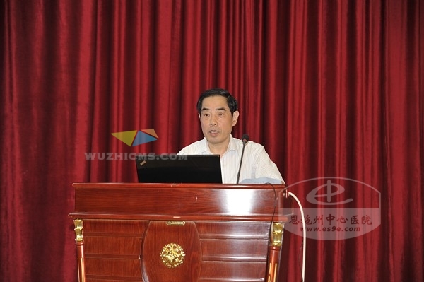 湖北省卫生计生委副巡视员杨富建致辞