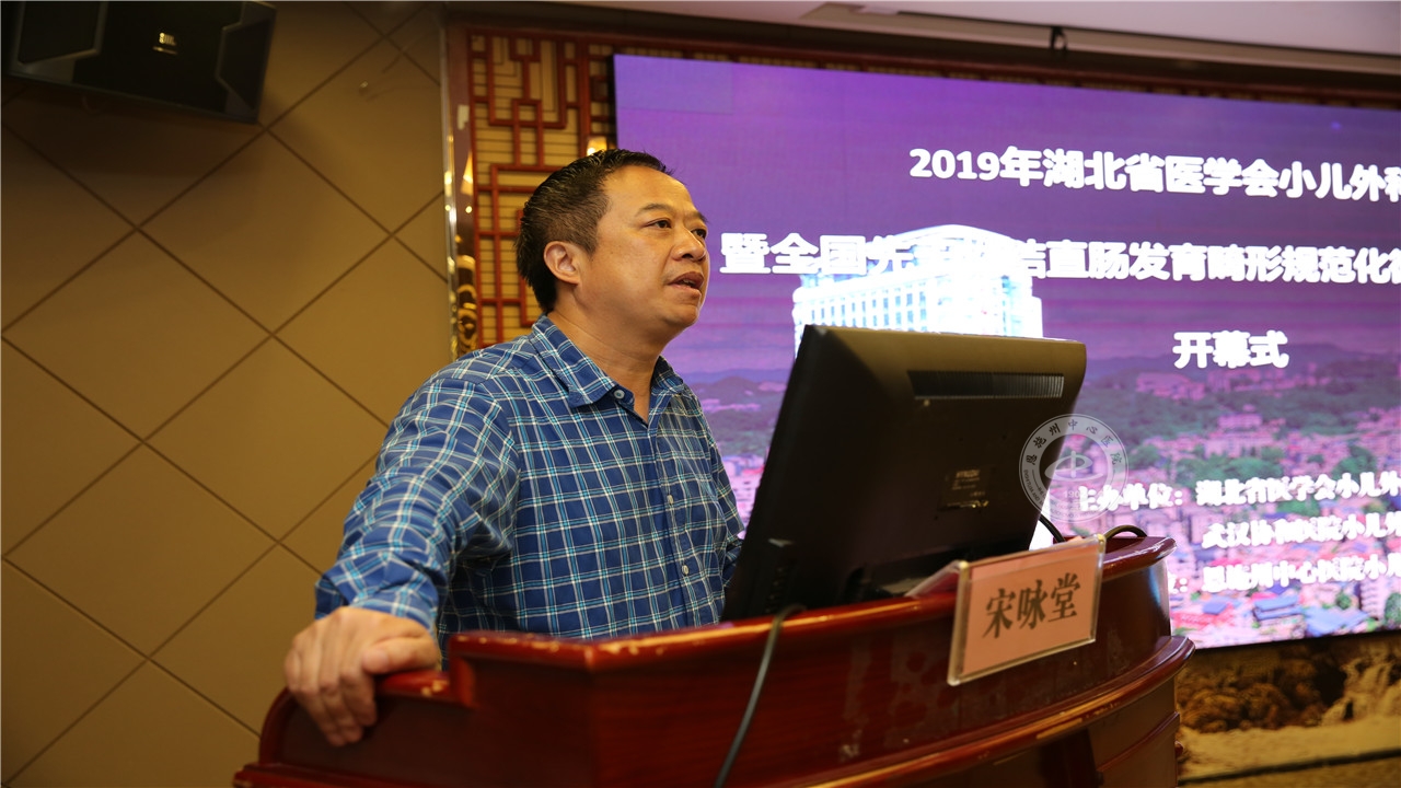 湖北省医学会副秘书长宋咏堂在会上讲话