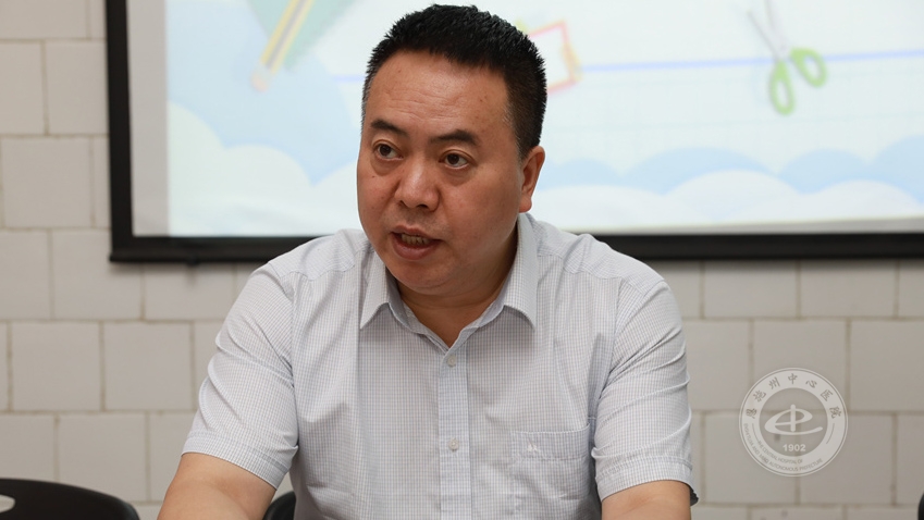 院党委委员、副院长王在平讲话